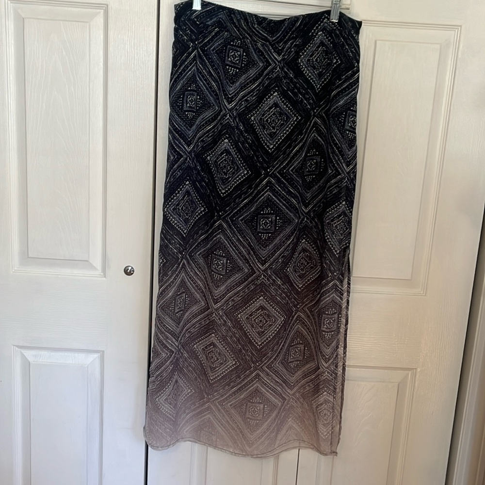 Maurice blue maxi shirt